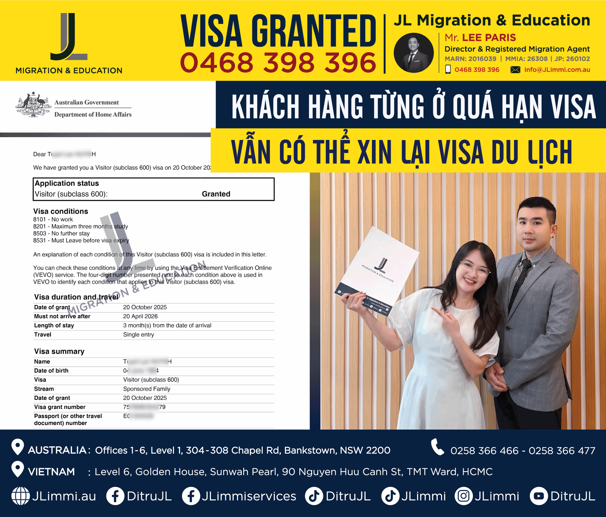 Khách hàng từng ở quá hạn Visa vẫn có thể xin lại Visa Du Lịch Khách hàng từng ở quá hạn Visa vẫn có thể xin lại Visa Du Lịch